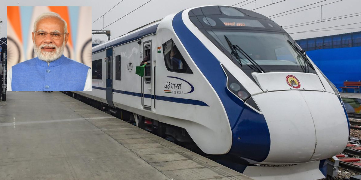 PM मोदी पहली बार करेंगे वंदे भारत ट्रेन की सवारी, 180 किलोमीटर प्रतिघंटा की  रफ्तार से दौड़ेगी ट्रेन - PM Modi will ride Vande Bharat train for the  first time, the train