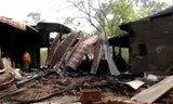 बदमाशों ने स्कूल में लगाई आग, संपत्तियों को नष्ट किया गया 
