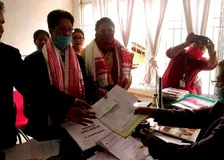 कांग्रेस के दिग्गज नेताओं ने नोबोइचा, धाकुखाना और लखीमपुर निर्वाचन क्षेत्रों से दाखिल किया नामांकन 