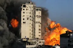 इजरायल ने उड़ाए फलस्तीन के होश, हमास के ठिकानों पर भीषण बमबारी, तोपों से बरसाए गोले, इतने लोगों की हुई मौत