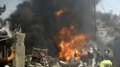 कजाकिस्तान की सेना ने करे बम विस्फोट, आग में झुलसे 60 लोग