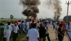 किसानों का खूनी विरोध प्रदर्शन, lakhimpur-kheri में हुई हिंसा में अब तक 9 लोगों की दर्दनाक मौत