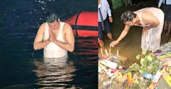 Makar Sankranti के खास पर्व पर मुख्यमंत्री पवित्र गोमती नदी में लगाई डुबकी