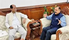 राज्य मंत्री डॉ. जितेन्द्र सिंह से मिले नगालैंड के मुख्यमंत्री नेफियू रियो, जानिए किस मुद्दे पर हुई बात