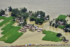 असम में बाढ़ से भयावह हालात : 55 की मौत, करीब 3 हजार गांव डूबे, 19 लाख लोग प्रभावित