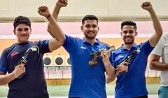 निशानेबाजी विश्व कप: अनीश, समीर और विजयवीर की तिकड़ी ने रैपिड फायर पिस्टल में जीता रजत 