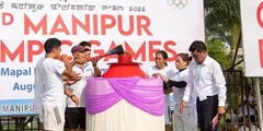 34 साल के अंतराल के बाद मणिपुर ओलंपिक खेलों का आगाज