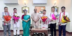 भाजपा में शामिल हुए जद (यू) के पांच विधायकों का गर्मजोशी से हुआ स्वागत