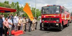 मणिपुर के CM N. Biren Singh ने राज्य को समर्पित किये 11 नए अग्निशमन वाहन