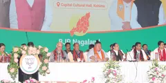 विधानसभा चुनाव को लेकर जेपी नड्डा ने की नागालैंड बीजेपी नेताओं के साथ की बैठक, चर्च का भी किया दौरा