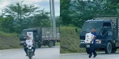 सड़क पर पलट गई बियर के क्रेट से भरी ट्रक, मदद की जगह बोतल लूटने लगे लोग, देखें वीडियो