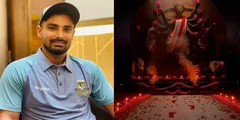 बांग्लादेशी हिंदू क्रिकेटर को माता की फोटो शेयर करना पड़ा भारी, कट्टरपंथियों ने कहा- मुस्लिम बनो