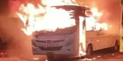 दिवाली पर बस में दीया जलाकर सोना पड़ा महंगा, ड्राइवर और कंडक्टर जिंदा जले