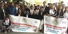 'पूर्वोत्तर ओलंपिक खेल 2022' के लिए सिक्किम दल को हरी झंडी दिखाकर किया रवाना 



