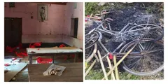 त्रिपुरा में माकपा के रक्तदान शिविर में आग, दो घायल, दोषियों की गिरफ्तारी के लिए 24 घंटों का अल्टीमेटम