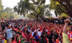 टिप्रालैंड आंदोलन : टीआईपीआरए का दिल्ली के जंतर-मंतर पर धरना-प्रदर्शन शुरू 