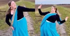 जर्मन महिला ने 'चुड़ी' सॉन्ग पर मचाया धमाल, डांस स्टेप्स देखकर उड़े लोगों के होश