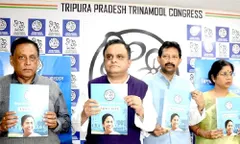 त्रिपुरा विधानसभा चुनाव 2023: टीएमसी ने जारी किया चुनावी घोषणापत्र, 'विकास के बंगाल मॉडल' का वादा