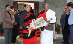 नगालैंड के नवनियुक्त राज्यपाल ला गणेशन कोहिमा पहुंचे, राजभवन में हुआ स्वागत