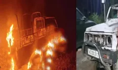 तिनसुकिया में बदमाशों ने अपने वाहन में आग लगाई , चाय बागान प्रबंधक बाल-बाल बचे