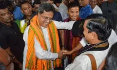 डॉ माणिक साहा दूसरी बार बने त्रिपुरा के मुख्यमंत्री, शपथ ग्रहण समारोह में पहुंचे प्रधानमंत्री नरेंद्र मोदी और अमित शाह

