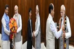 त्रिपुरा, नागालैंड और मेघालय के मुख्यमंत्रियों ने प्रधानमंत्री मोदी से की मुलाकात