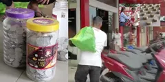 असम के शख्स का कमाल, सिक्कों से भरी बोरी लेकर शोरूम पहुंचा स्कूटर खरीदने
