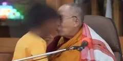नाबालिग लड़के को किस करके बुरे फंसे दलाई लामा, वीडियो पर मांगी माफी 



