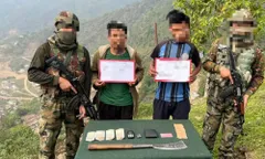 एनएससीएन-केवाईए के दो उग्रवादियों को हथियारों के साथ गिरफ्तार किया गया