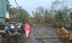  डिब्रूगढ़ में भीषण तूफान से 1 की मौत, बड़े पेड़ और बिजली के खंबे उखड़े 