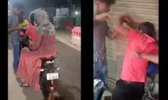 बुर्का वाली लड़की के साथ बाइक से जा रहा था हिंदू लड़का, मुस्लिम युवकों ने कर दी पिटाई, गंदी गालियां भी दी