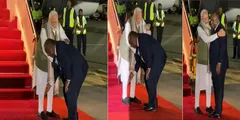 पापुआ न्यू गिनिया के प्रधानमंत्री James Marape ने छूए PM मोदी के पैर, पूरी दुनिया हैरान