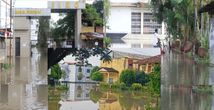 मणिपुर में नदियों के उफान और भारी बारिश से जलमग्न हुए कार्यालय