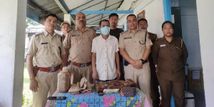 नशे के खिलाफ अरुणाचल पुलिस की कार्रवाई, अफीम और ब्राउन शुगर किया जब्त