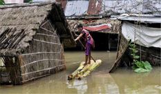 बरपेटा जिले में सैकड़ों गांव बाढ़ की चपेट में