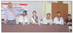 मिसेज इंडिया यूनिवर्सल की पहल पर चिकित्सा शिविर का आयोजन