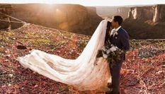 इस Couple ने पार की सारी हदें, 400 फीट गहरी खाई के ऊपर ऐसे की शादी