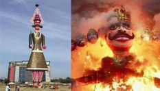 नवरात्रिः तैयार हुआ 210 फुट ऊंचा रावण का पुतला, रिमोट से होगा दहन
