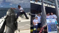 बच्ची ने पकड़ी 314 किलो की शार्क, तोड़ा 22 साल पुराना रिकार्ड