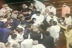 राज्यसभा में हंगामे का वीडियो हुआ वायरल , लेडी मार्शल से बदसलूकी करते नजर आए कांग्रेस सांसद