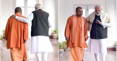 मोदी-योगी की वायरल तस्वीर पर अखिलेश यादव ने कसा तंज तो BJP ने दिया करारा जवाब