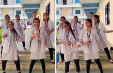 मेडिकल छात्राओं ने धांसू Jugnu डांस से मचाया धमाल, वीडियो हुआ वायरल



