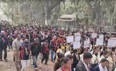 नागालैंड की घटना पर अमित शाह के बयान से नाराज हैं स्थानीय लोग, माफी की मांग को लेकर किया प्रदर्शन