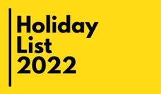 Holidays 2022 : नए साल में हैं छुट्टियां ही छुट्टियां, लिस्ट के हिसाब से बनाएं अपना प्लान