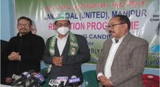 मणिपुर चुनाव 2022: चुनाव से पहले मणिपुर के निर्दलीय विधायक अशब उद्दीन JDU में शामिल