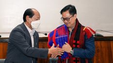 केंद्रीय बजट 2022-23 पर चर्चा करने के लिए नागालैंड पहुंचे केंद्रीय मंत्री किरेन रिजिजू