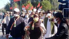 चुनाव से पहले विरोध, MPSA ने भाजपा सरकार के खिलाफ आंखों पर पट्टी बांधकर किया प्रदर्शन 