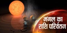Mangal Rashi Parivartan : मंगल का राशि परिवर्तन आज, इन राशि वालों को शुभ फल की प्राप्ति होगी