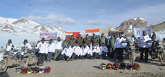 सिक्किम पहुंचा सेना चिकित्सा कोर मोटरसाइकिल अभियान, 20 दिन में तय करेंगे 10000 किमी की दूरी