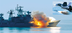 भारतीय वायुसेना ने दागी ताबड़तोड़ मिसाइलें, पलभर में छलनी हो गया दुश्मन का जहाज!